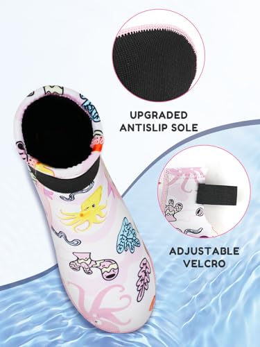 Summshall Kids Neoprene Socks 3mm Water Socks Keep Warm Sand Socks Anti-slip Wetsuit Socks Water Sport Swimming Surfing - Image 4
