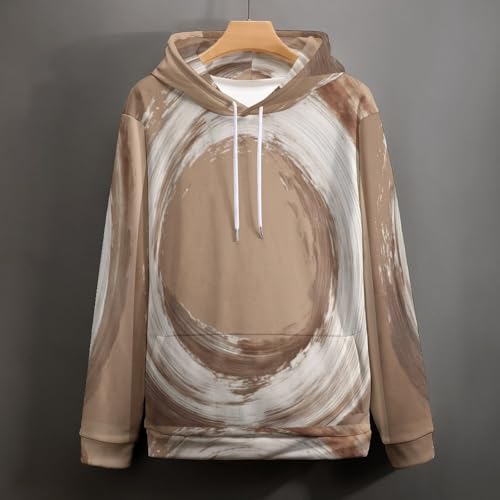 Pull imprimé couple géométrique 3D au graphisme abstrait haut de gamme - 5