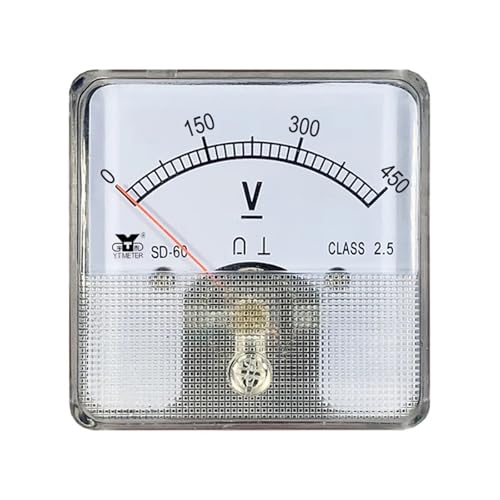Voltmètre SD60 DC 10V à aiguille haute précision pour contrôle de tension