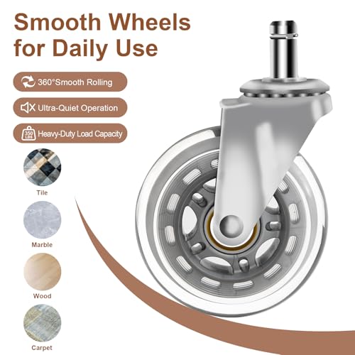 Image of Saddle Stool with Back Support, 350LBS Ergonomic Rolling Chair, Beige | 350 LBS Load, Height Adjustable, 360 Swivel Casters, Ergonomic Backrest, Multi-Use for Salon, Tattoo, Spa, Dentist