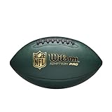 Wilson NFL Ignition Pro Eco Football, Aus Verbundleder mit Pressure Lock Technologie, Farbe: Grün, Offizielle Größe