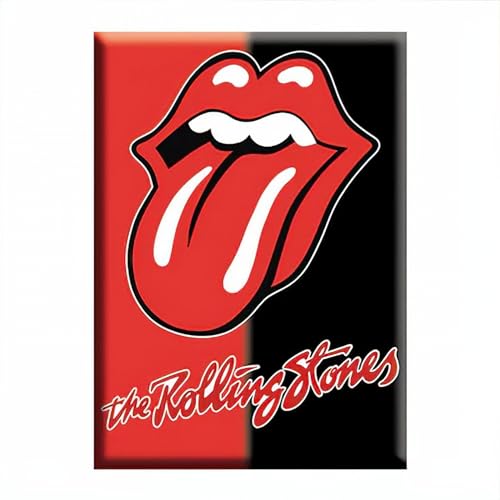 Imán decorativo Rolling Stones Tongue 2.5 x 3.5 pulg miniatura 1