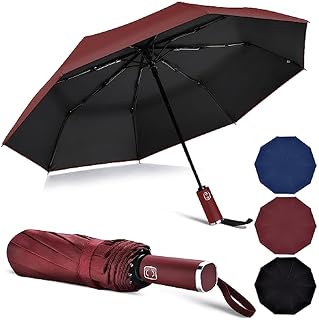 Vicloon automatyczny parasol, składany parasol,podróżny parasol, Teflon Coating, odporny na burzę, wzmocnione wiatroszczelne parasole ochroną UV