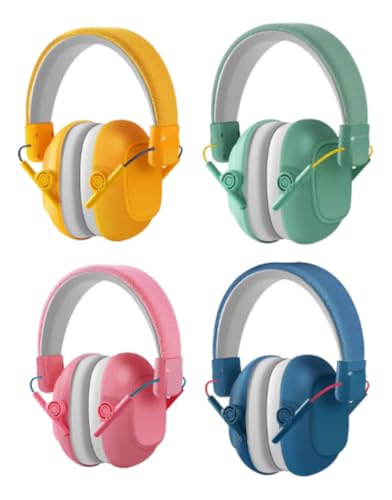 Abafador de Ruídos Infantil, Protetor Auricular para Autismo, Fone Anti-Ruído, Azul