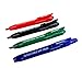 SKILCRAFT 7520-01-519-5769 Recycled Plastic Retractable Chisel Tip Dry Erase Marker, Assorted Color (Pack of 4)