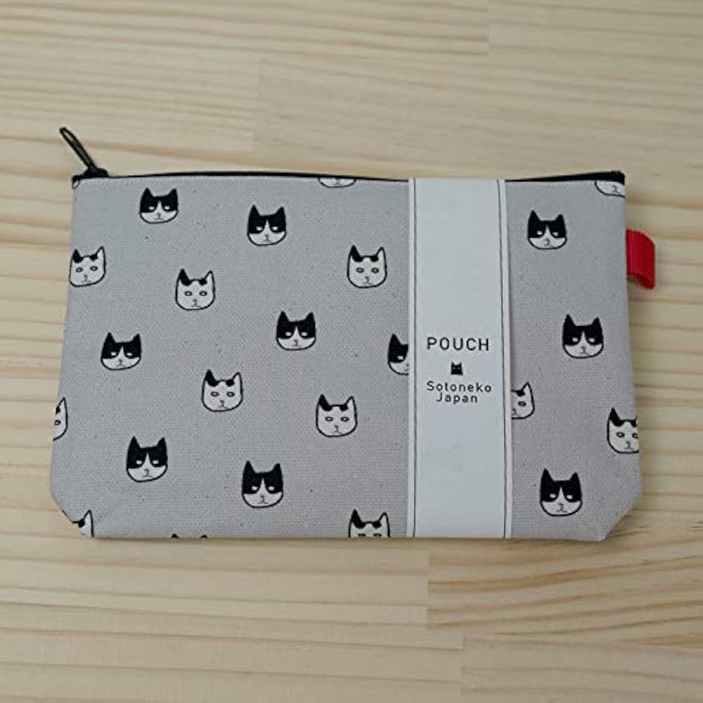 ①☘️【のの】ハチワレ猫のポーチセット chatty-cloth_051-j588