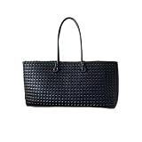 grand sac tresse Adapté à Diverses Occasions: Que ce soit pour le travail, les loisirs ou les voyages, le sac en cuir tressé peut facilement s'adapter à toutes les situations, devenant un élément essentiel dans la vie de l'utilisateur