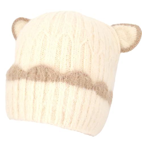 Zidoley Mütze Dame Wintermütze, Katzenohren Mütze Mit Ohren,...