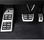 kashaipu Stainless Steel Car Pedal Cover Kit for Porsche Cayenne for Audi Q7 Q8 SQ7 SQ8 RSQ8 Footrest Gas Brake Pedals Set