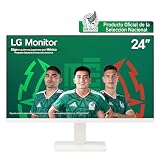 LG Monitor 24MR400-W IPS (1920 x 1080) 24' Refresh Rate 100 Hz, Tiempo de Respuesta de 5 ms (GtG), Contrast Ratio 1000:1
