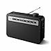 Produktbild Philips Tragbares FM Radio/Retro-Radio ideal für Küche, Toilette oder Garage/FM und MW Analogradio, Klassisches Design, Einfache Steuerung/Philips TAR2506/12