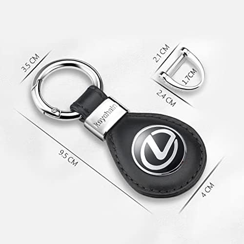Leather Key Chian for Lexus,Car Logo Keychain Suit for Lexus 2018 NX300h 2018-2013 ES350 GS350 2016-2013 GS300h GS450h is300 es350 ls460 rx350,Keychain for Man and Woman Keyring Car Accessories