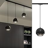 SLV LIGHT EYE® 150 | Dimmbare LED Hochvolt-Stromschiene 1Phasen, Schienenleuchte, Schienensystem, Leuchte für Wohnzimmer, Bar, Esszimmer | GU10, inkl. 1 Phasen-Adapter