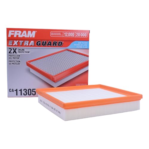 FRAM Extra Guard CA11305 Replacement Engine Air Filter for Select BMW (2.0L) Models, Provides Up to 12 Months or 12,000 Miles Filter Protection