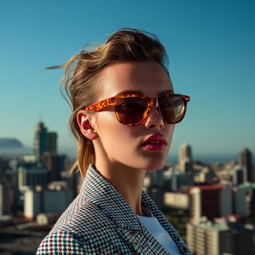 Sunglasses Polarized Sunglasses for Mens and Womens,Black Retro Sun Glasses Driving Fishing UV Protection.2