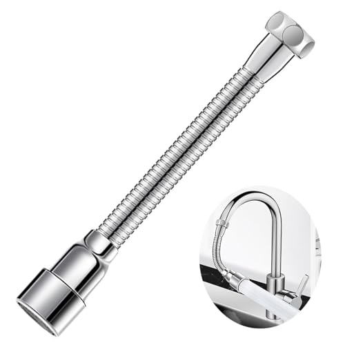 Tap Extension Aerator Tap 360 Degree Swivel Taps Extension Spray Head 2 Modes Taps Extension Kitchen 20 cm Perfect for Kitchen Bathroom etc (Pack of 1)