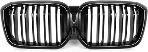 Grille de Brouillard pour BMW 2021-2023 Grille de Calandre Avant de Pare-Chocs Noir