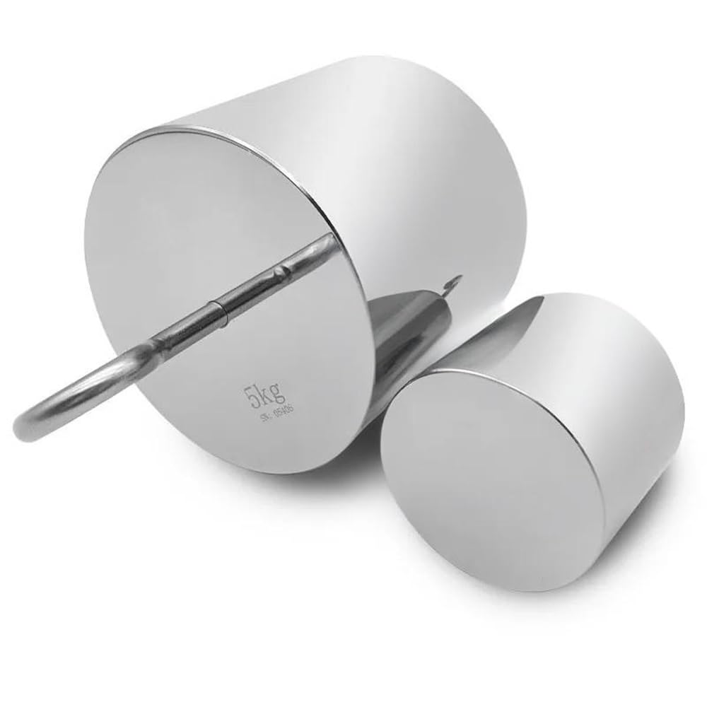 M1 Einzelhakengewicht 10g-2kg Standard-Gegengewicht Edelstahl-Waage mit Haken(1kg)