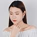 Chandler Pendientes largos de cristal para mujer, diseño de luna y estrella,...