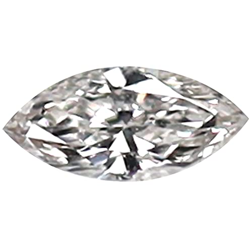 Diamant 0,03 ct taille marquise pierre précieuse à offrir ou à sertir