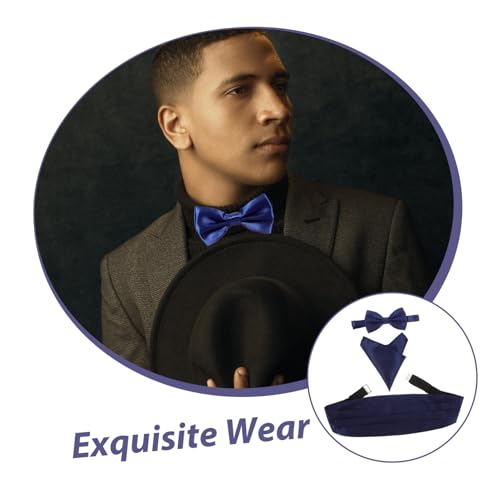 Conjunto de Cummerbund, Corbata y Pajarita para Hombre miniatura 5