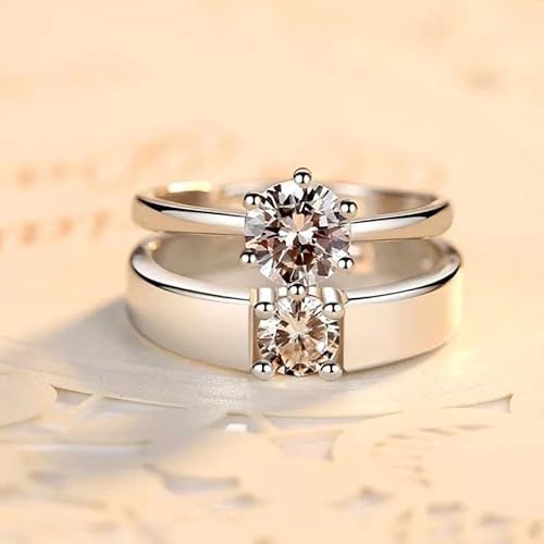 Image of Handicraft Kottage Luca Adjustable Couple Band, Promise Rings for Lovers | Gift for Men and Women