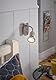 EGLO LED Steckdosenspot Mini, Steckdosenlampe mit Schalter und Flexarm, Leuchte Steckdose schwenkbar, Stahl in Silber und Chrom, Fassung: GU10, inkl. Schalter