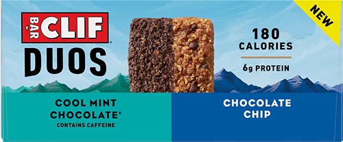 Clif Bar Duos Cool Mint Chocolate + Chocolate Chip, 1.61 Lb (Pack Of 14) #TOP27