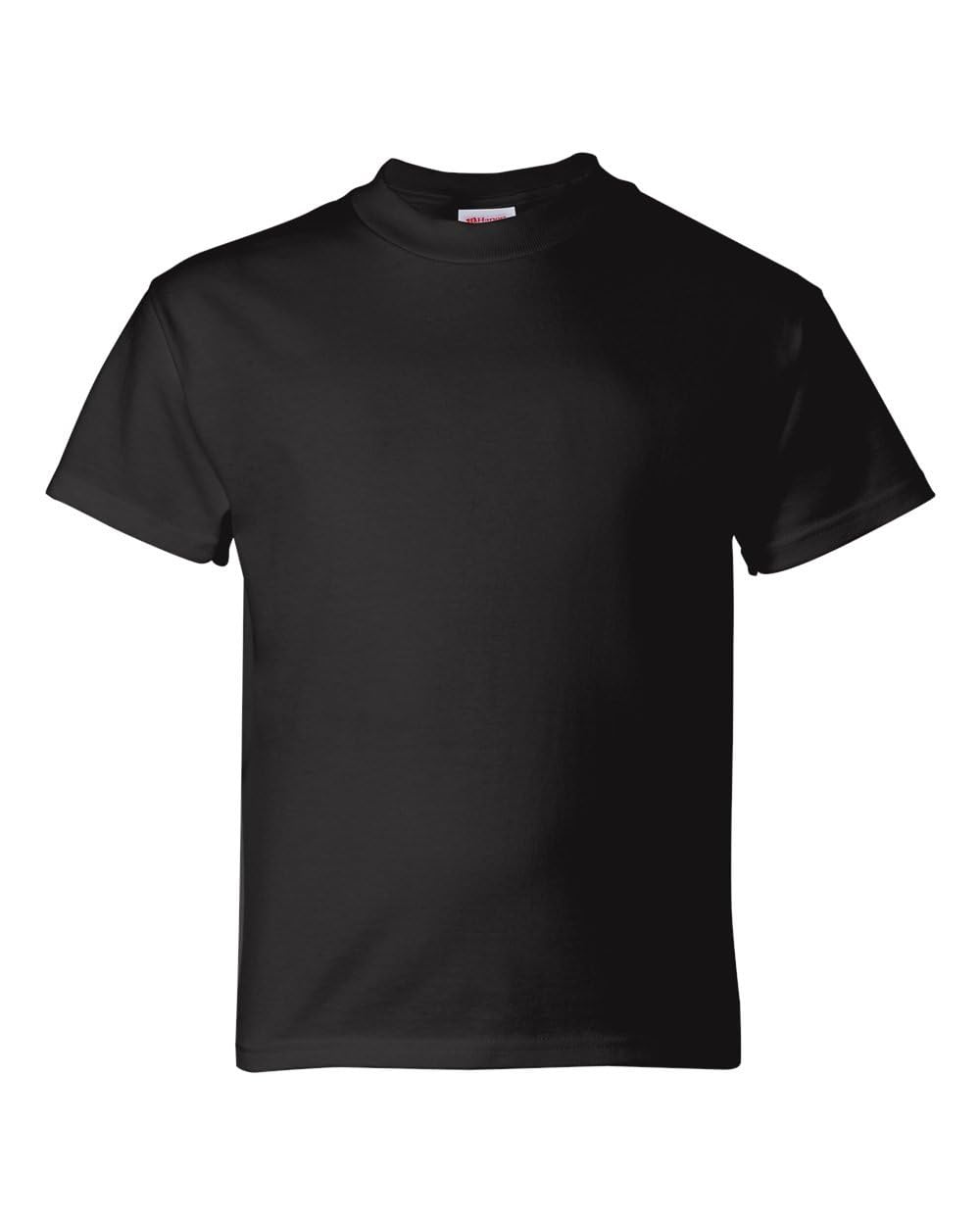 Hanes Big Boys' Comfortsoft T-Shirt (Pack of 6), Black, Medium
