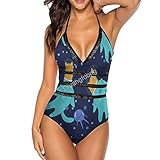 Control de abdomen: trajes de baño con control de barriga. Este traje de baño para mujer mantiene todo en el medio. Es lo suficientemente apretado como para mostrar tus curvas, haciéndote lucir tan sexy.
