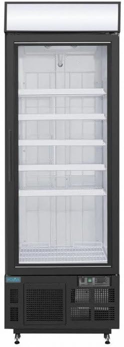 412 Liter Black Freezer with Glass Door by Polar