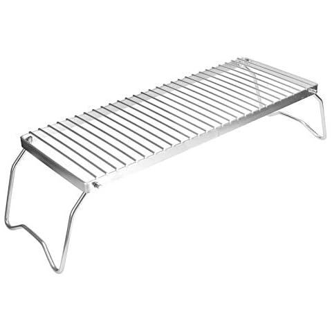 Parrilla Plegable Lazimin de Acero Inoxidable para Acampar Cover