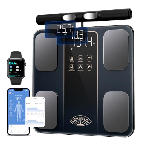 Labuscula Body Composition Scale with Handle, 8-Electrode Smart Scale