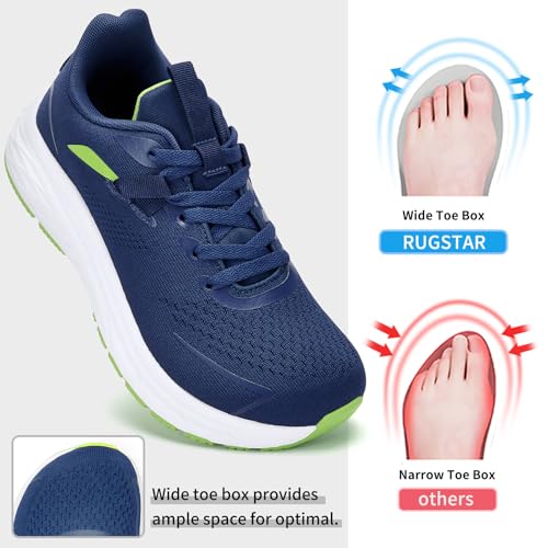 Mens Wide Toe Box Walking Shoes Running Shoes for Men with Wide Feet Wide Width Sneakers for Tennis Gym Workout2