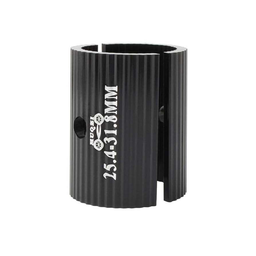 Bike Handlebar Shim Alloy 25.4mm To 31.8mm Black