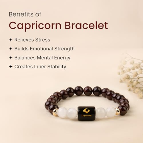 Image of Astrotalk Zodiac Crystal Bracelet | Balances Energy & Enhances Positivity | Certified Healing Crystals with Certificate | Astrology Bracelet for Man & Woman | Gift for Man & Woman