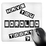 3dRose Cute Funny Have You Wordled Today Wordle Online Word Game - Mouse Pads (mp_355819_1)