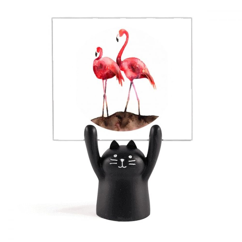 Chat Noir Stand Décoration Flango : Embellissez Votre Bureau Mode