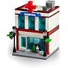 Brick Loot Mini City Hospital Building Set, 235 Piece Modular Medical Center Brick Toy, Collectible Mini City Building, Compatible with Major Brick Brands, Ages 6+