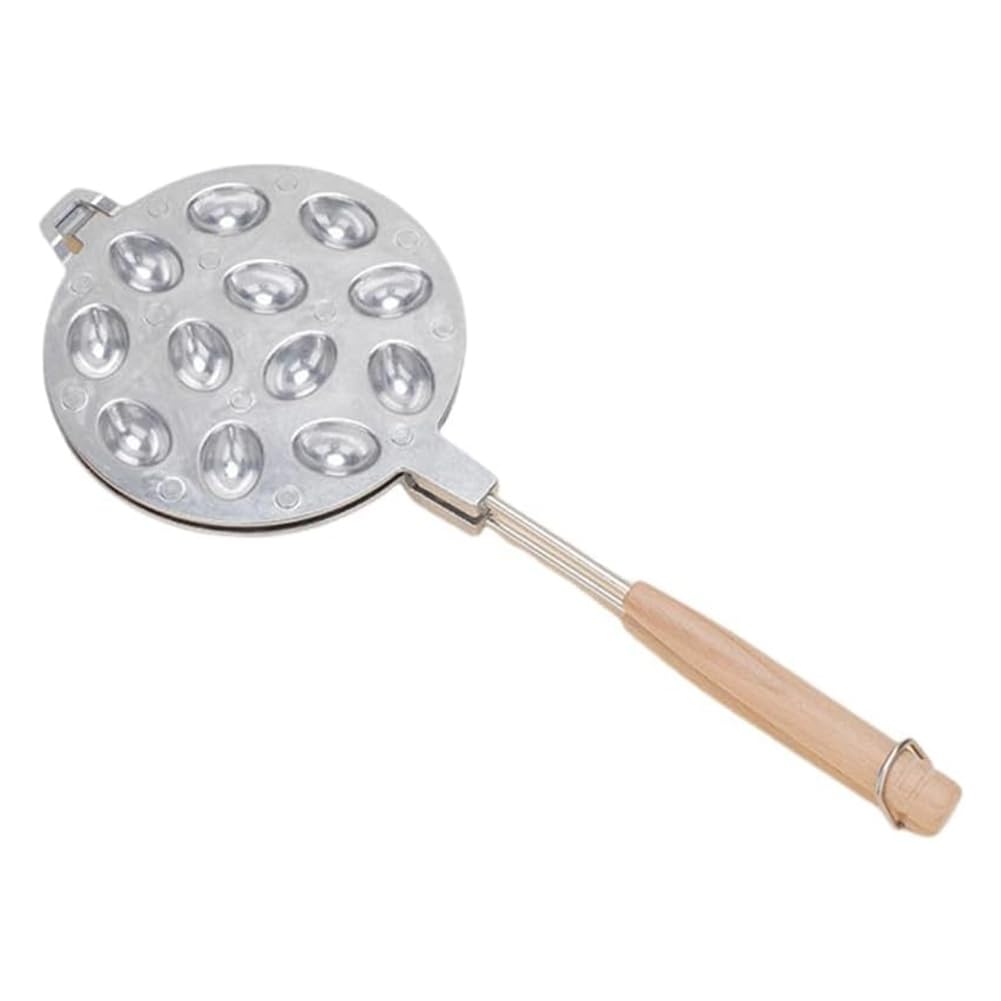 Hndhbfgrt Ore? Ti Mold 12 Form Skillet, Cookie Assorted Maker, Cookie Candy Maker Griddle-Walnut Press Pastry Oreshki