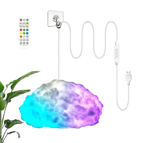 Nuage LED décoration de salon et veilleuse de plafond pour enfant