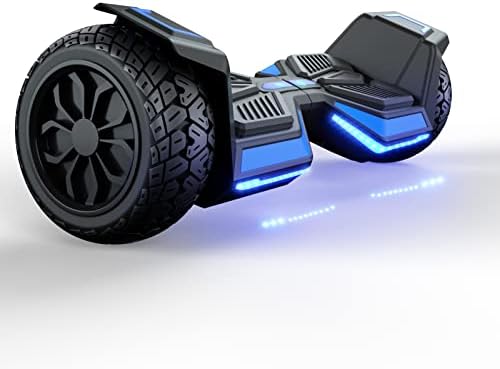 Hoverboard for Kids Ages 6-12, 8.5'' Off Road All Terrain Hoverboard for Adults, Self Balancing Scooters with Wireless Bluetooth Speaker,9 Miles Range,12mph Max Speed,700W Motor