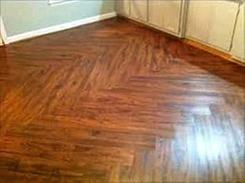 Adhesive Floor Sticker Wooden Textured Flooring