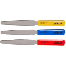 3-Pack Double Edge Guitar Nut Slotting File 12-54 Acoustic Guitar Nut Files String Slots Files for Light/Medium Strings