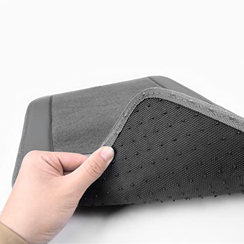 Car Pass Waterproof Universal Fit Car Floor Mats, Car Mats Fit For Suv,Vans,Sedans, Trucks,Set Of 4Pcs Car Carpet With Driver Heel Pad (All Gray) #TOP5