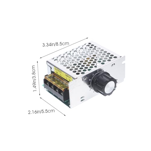 Regulador de Voltaje Electrónico 4000w con Atenuador y Terminal de 4 Posiciones 2