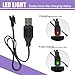 AODTOSIP 2 Pack 3.7V 800mah Li-ion Battery SM 2P Plug with USB Chargers, SM-2P Plug RC Rechargeable Battery for Double Sided RC Stunt Car Small RC Boat Tumbling Amphibious RC Car RC Truck Toy Cars