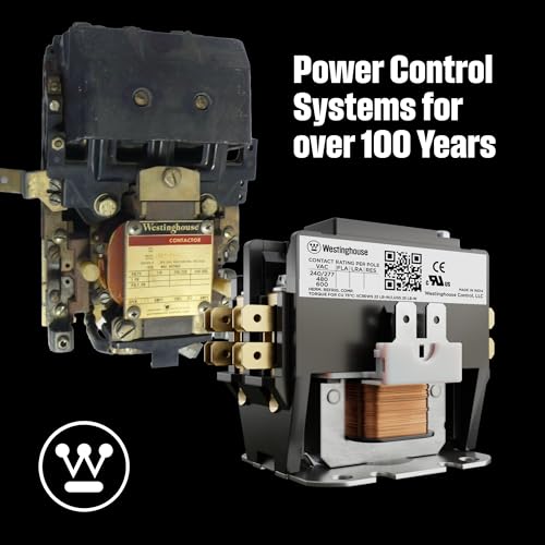 image for Westinghouse HVAC Contactor, 1 Pole, 25 Amp, 24V Coil, Line Lugs & Loa