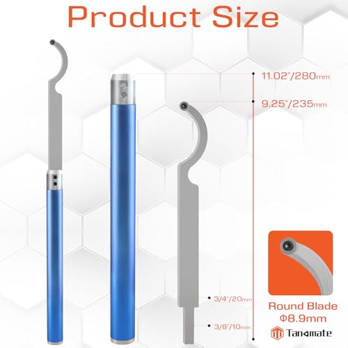 TANOMATE Swan Neck Hollowing Tool
