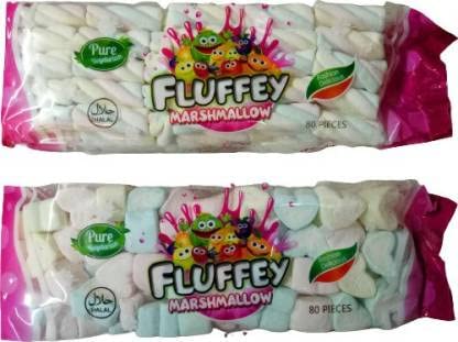 Fluffey Marshmallow 140g pack 2 (100% vegetarian) 80 pieces each STRAWBERRY Marshmallow (2 x 140 g) plus get free A Mangals Rose Milkshake powder mix worth Rs.200/- (B09MZP2LL4) Amazon Price History, Amazon Price Tracker